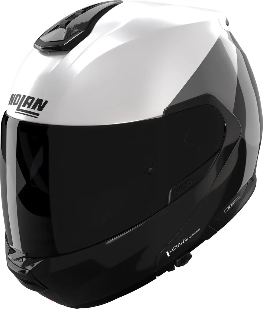Casque Touring Nolan N100-6 Idéal pour Longs Trajets en Noir et Gris XL