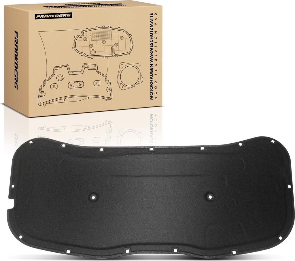 Frankberg 1x Dämmmatte Motorhaubendämmung Motorhaube für VW Polo Stufenheck 9A 9N 9A2 9A4 9A6 9N2