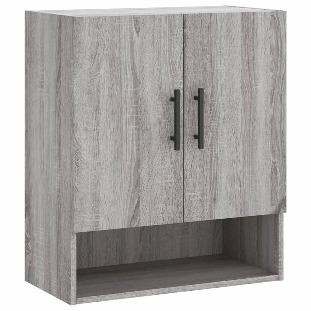 Mobiletto a Parete vidaXL Grigio Sonoma 60x70 - Legno Multistrato