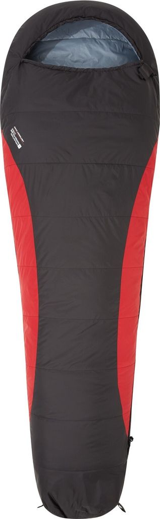 Mountain Warehouse - Mumienschlafsack, Leicht, Winter MW2135 (Einheitsgröße) (Rot/Schwarz)