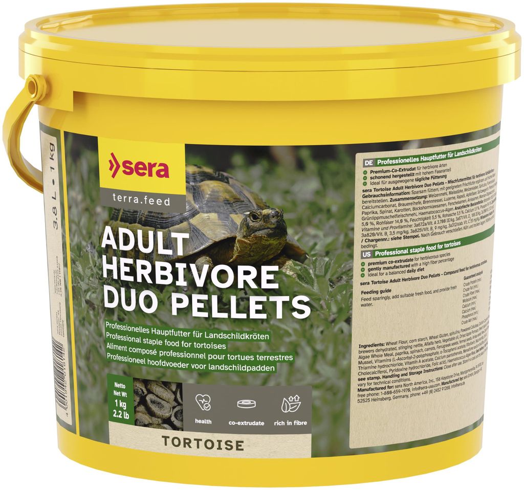 sERA reptil Professional Herbivor Nature 3,8 l / 1 kg Image du produit 