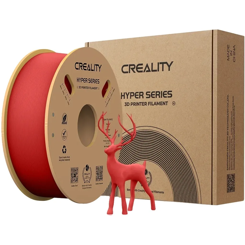 Filament PLA Rouge Anti-Bouchage Haute Précision 1kg pour Imprimante 3D