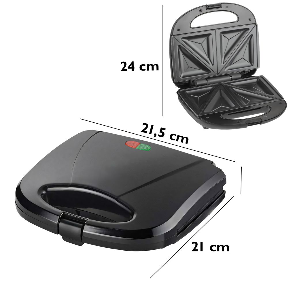 Sandwichmaker 750W, Sandwichtoaster für 2 Toasts, Produktbild 6