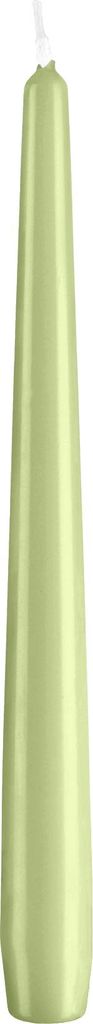 Konische Spitzkerzen Kiwi 240 x Ø 23 mm, 12 Stück