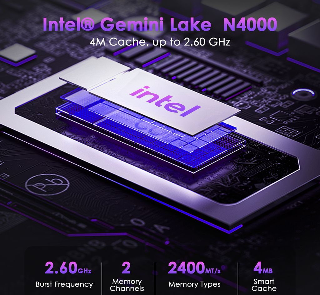 Mini-PC Windows 11 Mini-Desktop-Computer mit Intel Gemini Produktbild 8
