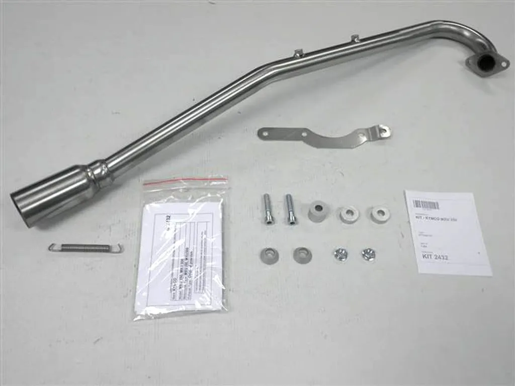 Remplacer tube échappement rouillé Kymco MXU 250 par IXIL adaptable