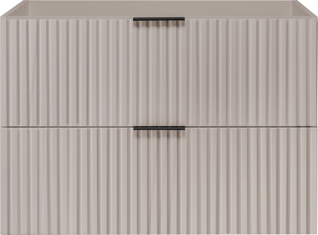 Rodan | Waschbeckunterschrank - 80cm | Beige matt - Produktbild 4