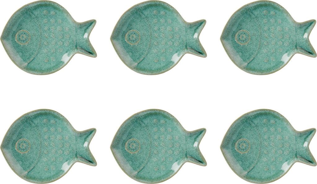 BUTLERS Deko-Teller SEASIDE 6er-Set