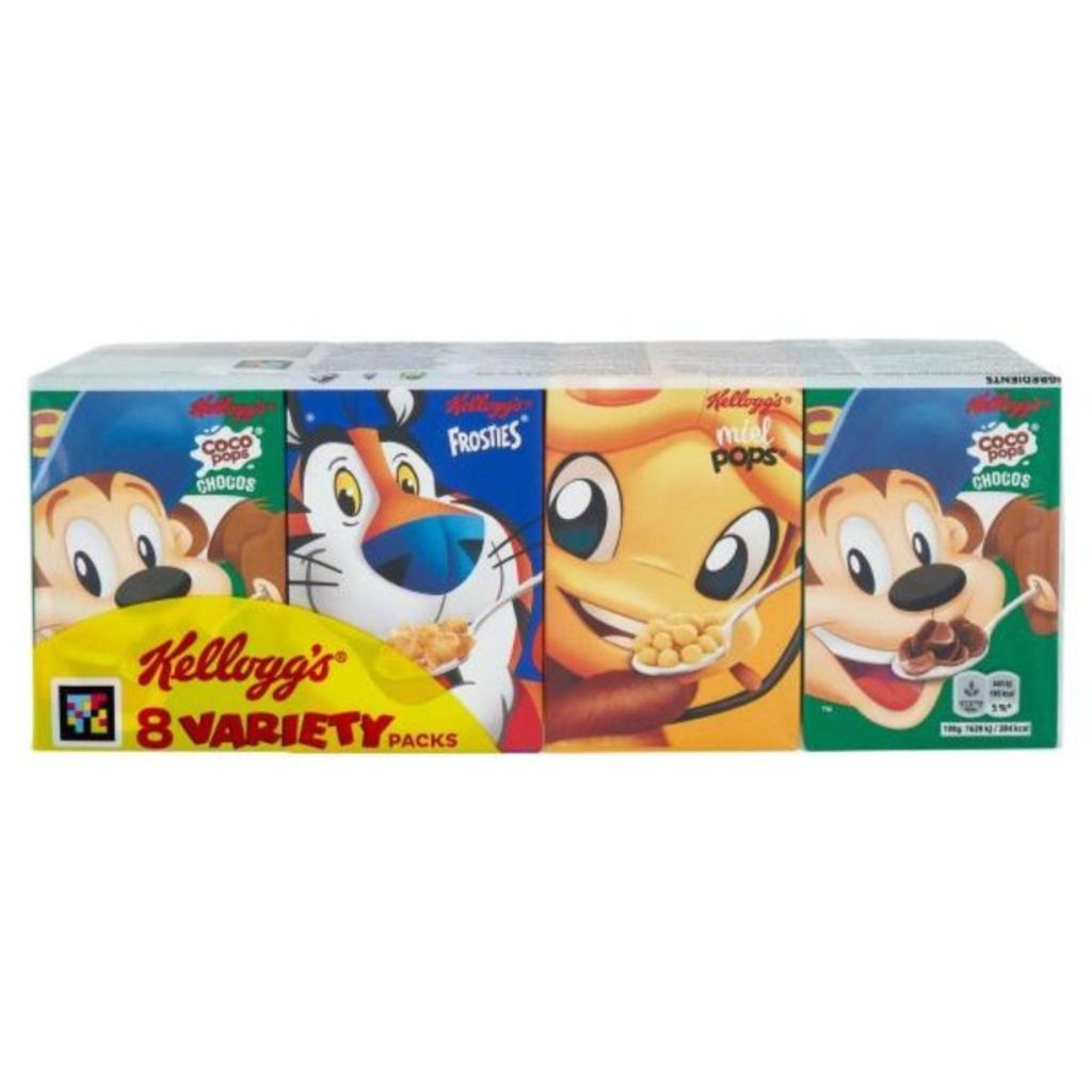 Kellogg's Frühstücks-Set mit 8 verschiedenen Sorten (220 g)