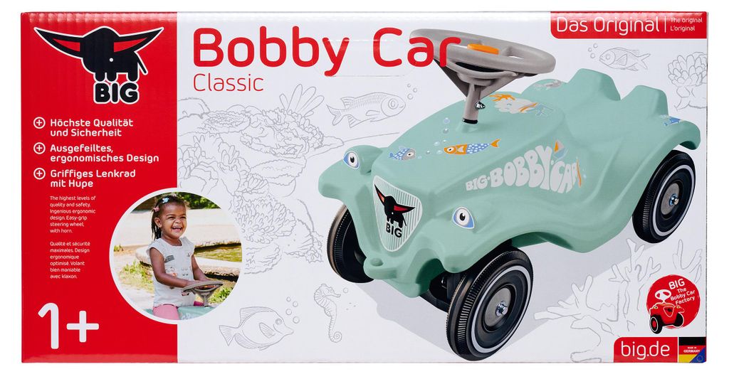 BIG Bobby Car Classic Green Sea, 1 Jahr(e), 4 Rad/Räder, Produktbild 