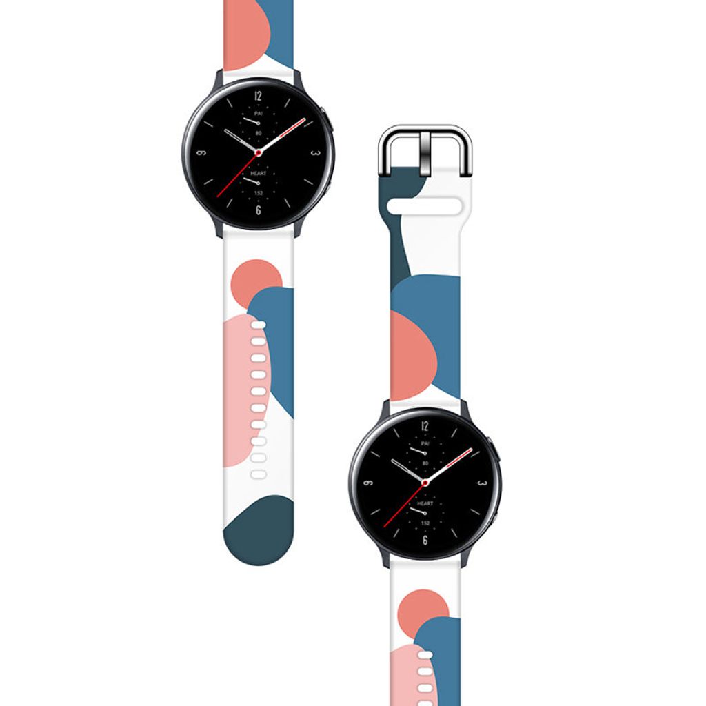 Strap Moro für Samsung Galaxy Watch 45 / 46 / 47 mm Silikonarmband Uhrenarmband - Muster 10