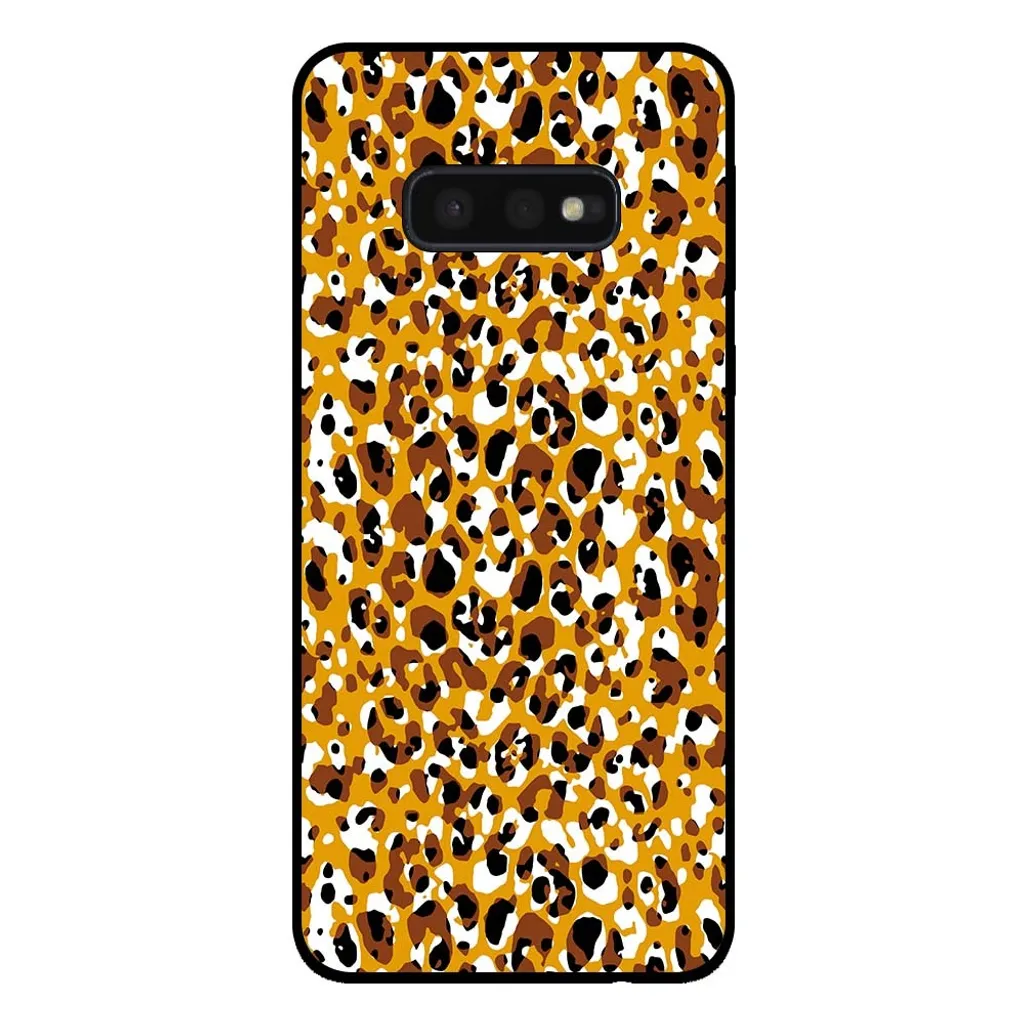 Custodia Samsung Galaxy S10E Stampa Pantera e Bradipo - Cover Morbida TPU
