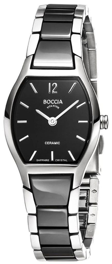 Boccia Damen Armbanduhr 3361-02 Ceramic schwarz Titan Produktbild 