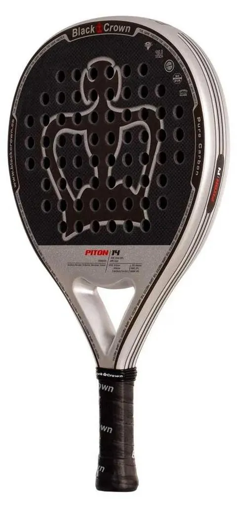 Raquette de Padel Black Crown Piton 14 Noir Multicolore pour Compétition - 3