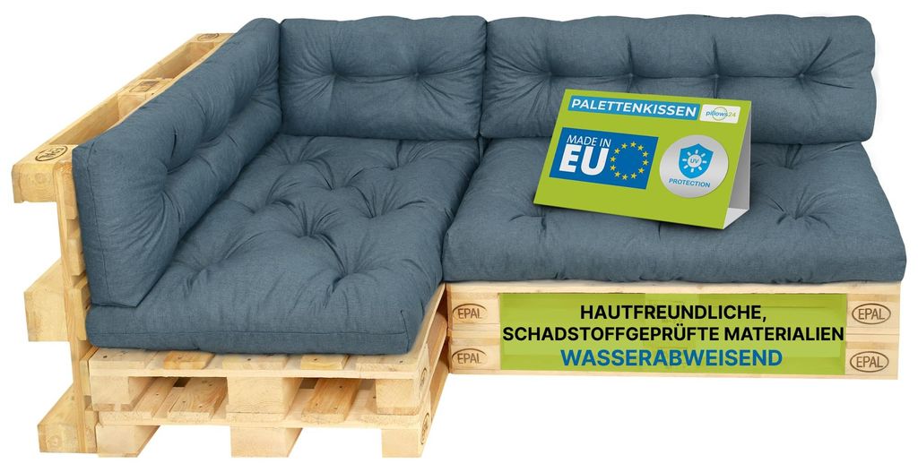 Pillows24 - Palettenkissen wasser- und UV-beständig - 6ER Produktbild 