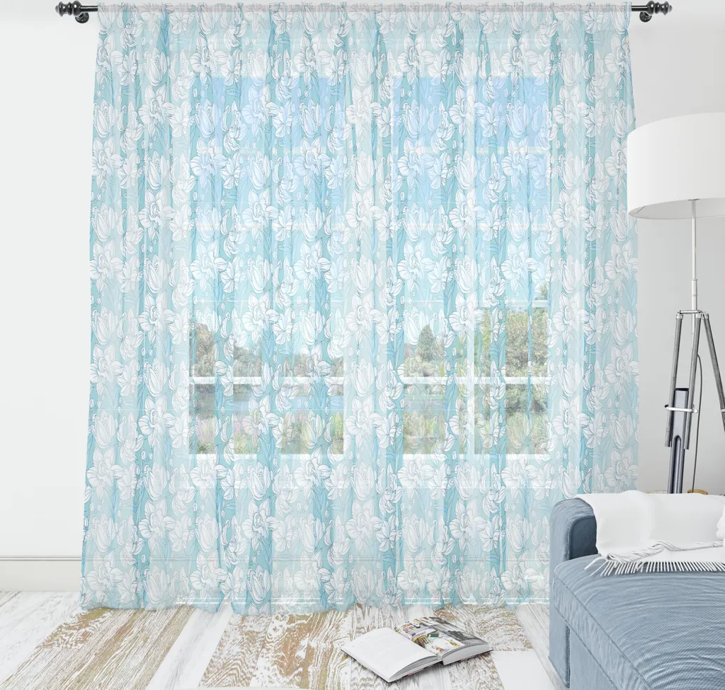 Arazzo Floreale ABAKUHAUS 240x274 cm - Raso di Seta per Soggiorno