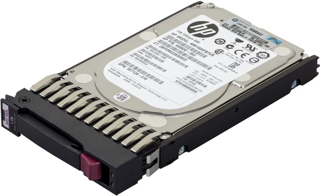 HPE MSA 1TB 6G SAS 7.2K SFF : Disque Haute Capacité et Fiabilité