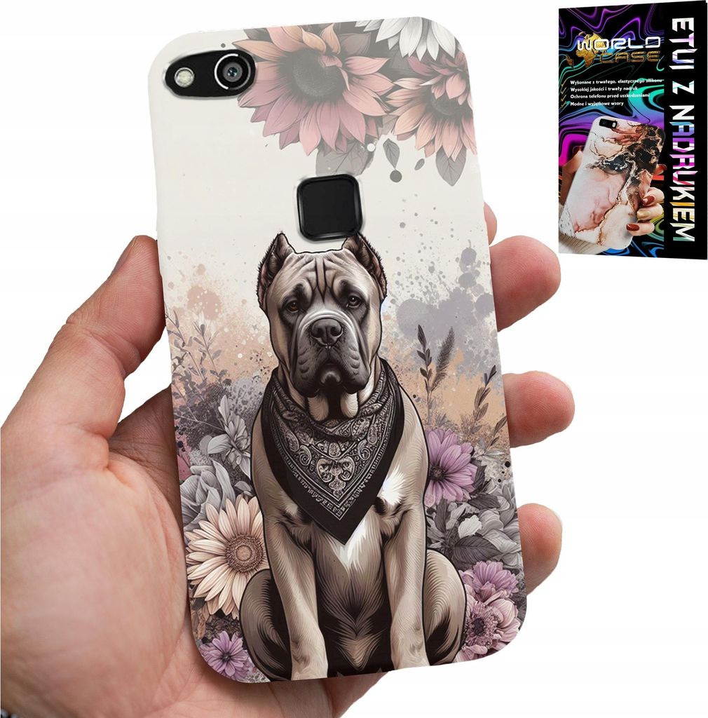 Fall Für Huawei P9 Lite 2016 - Hund Rassen Hund Muster Abdeckung + Film