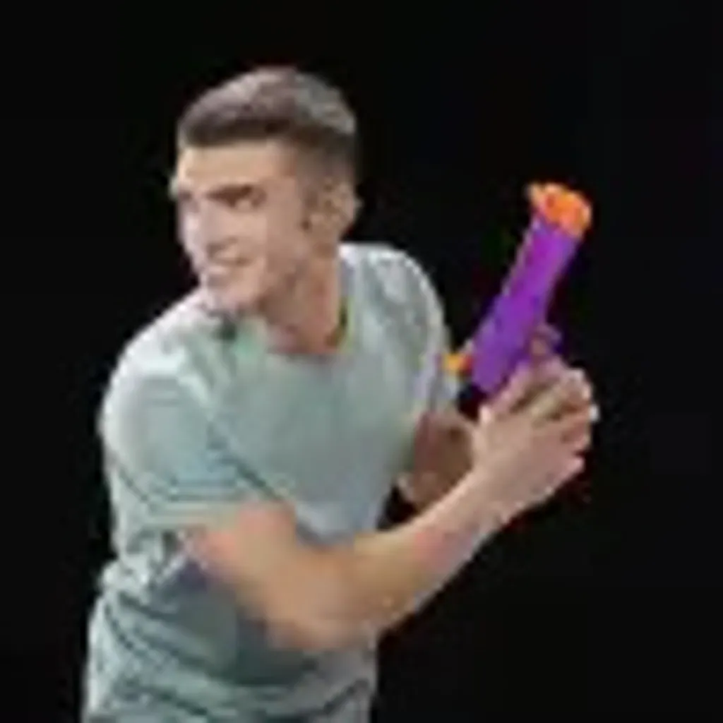 Pistolet à eau Nerf Fortnite HC-E - Canon à main bleu et gris - Été - 14