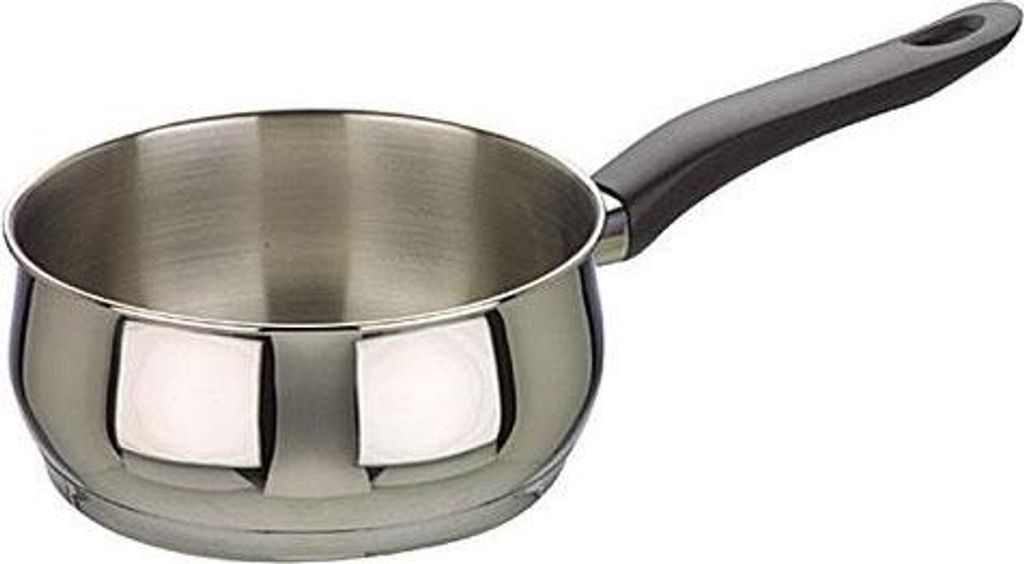 Ibili Kochtopf Edelstahl, Modell Bali, 14 cm, mit , geeignet für alle Herdarten, 1L Fassungsvermögen