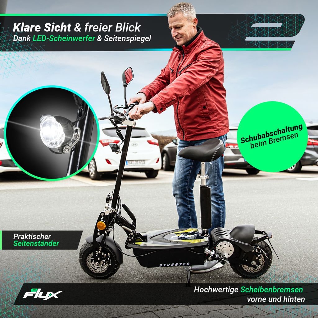 eFlux E-Scooter Street 20 | Scooter Klappbar - Elektro Produktbild 7