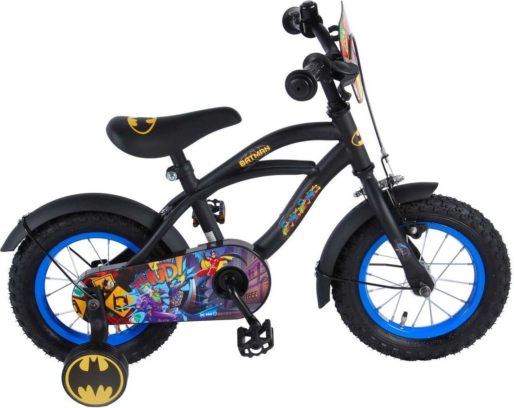 12 Zoll Kinder Jungen Fahrrad Kinderrad Rad Bike Cruiser Batman 81234