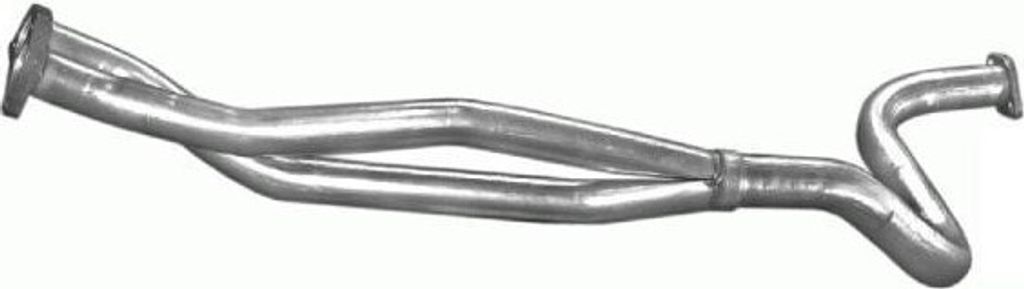 VEGAZ Abgasrohr Auspuffrohr für FORD TRANSIT MK-4 Pritsche/Fahrgestell (E) Vorne FR-216