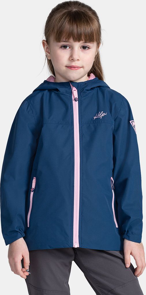 Mädchen-Outdoorjacke Kilpi ORLETI-JG, DUNKELBLAU, Größe 152
