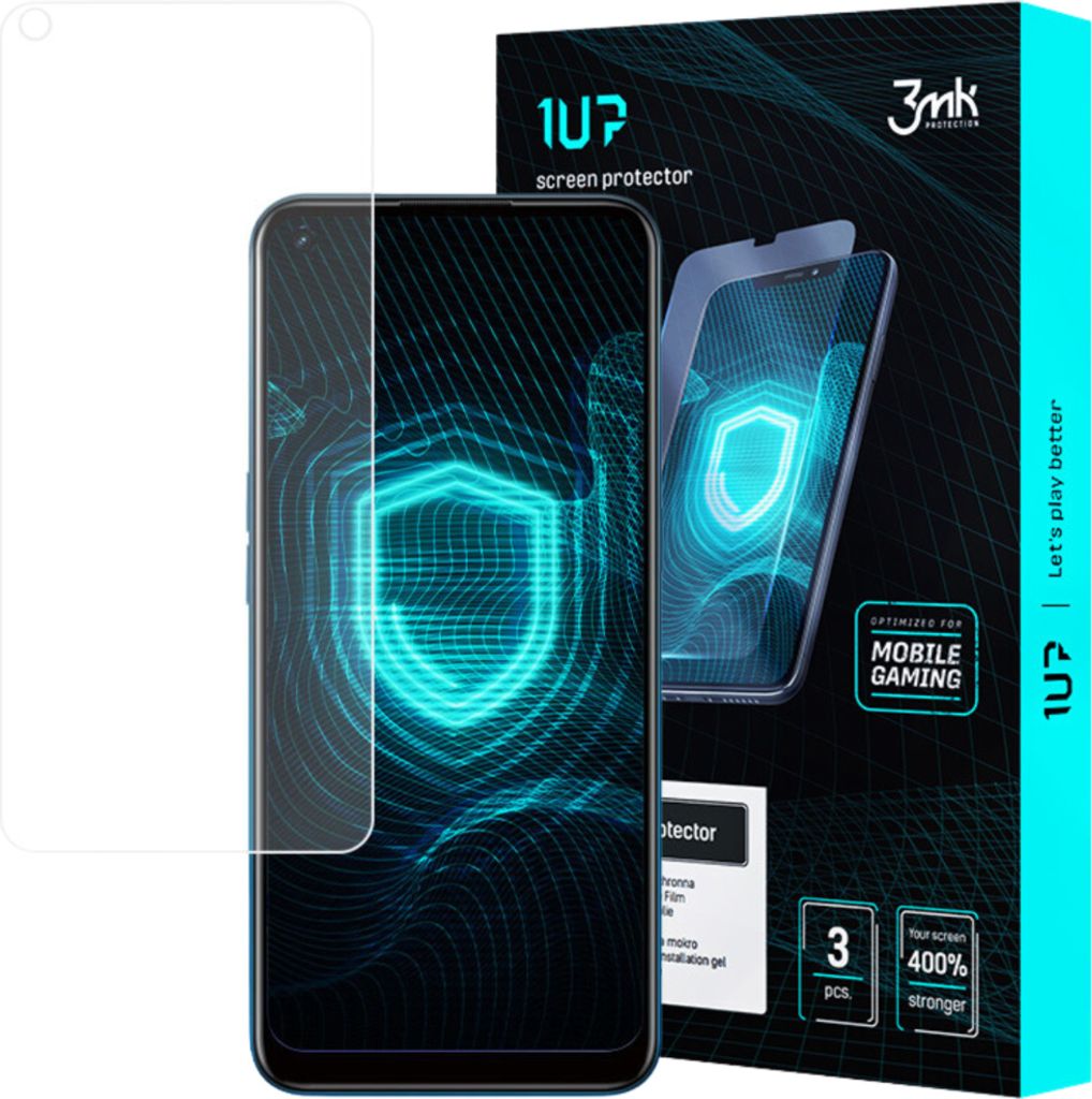 3mk Display Schutzfolie 1UP für Oppo A53 2020/A53s transparent Gaming (3 Stück)