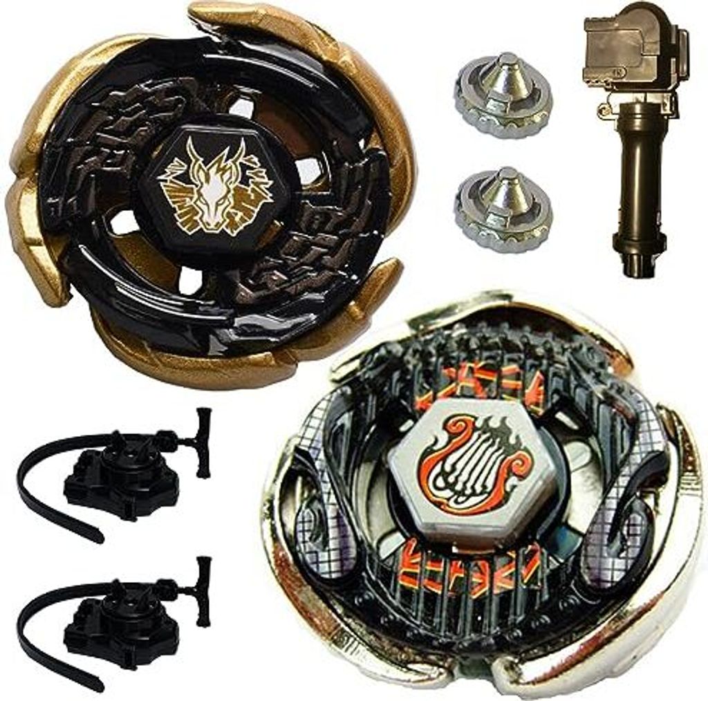 Pacchetto trottole 4D BB116B Screw Lyra con lanciatore + Immagine del prodotto 