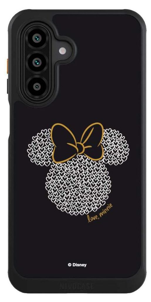 NIVOCASE Hülle für Samsung Galaxy A17 5G Handyhülle NIVOcore Case Schwarz Disney Minnie Mouse Muster