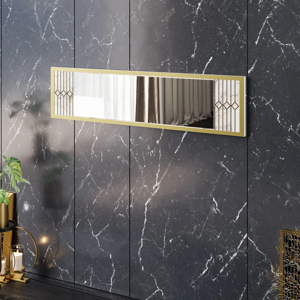 Petit Espace ? Miroir Console Frida Blanc 120cm Gain de Place et Design