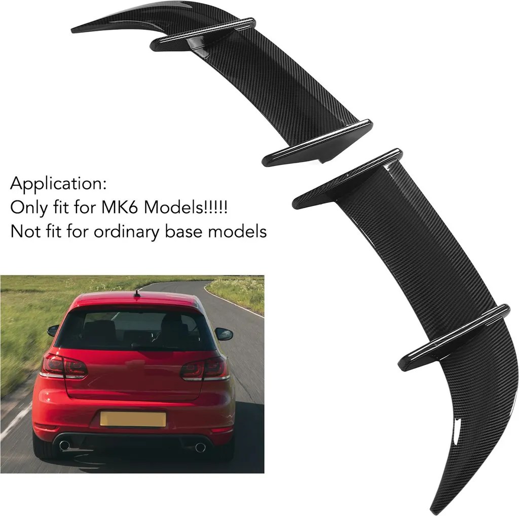 Aileron de Queue de Voiture Style AK pour MK6 Finition Carbone Premium - 3