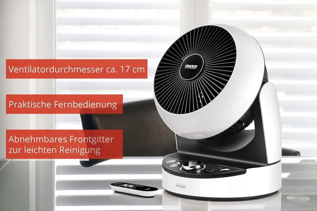 Ventilateur de Table pour Chambre et Télétravail sans Bruit - 9
