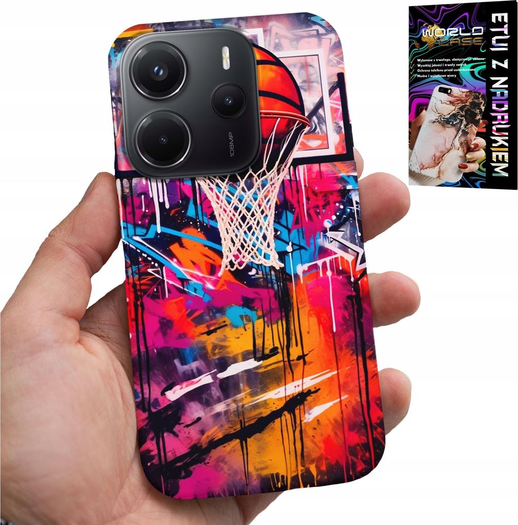 Fall Für Xiaomi Note 14 4G - Basketball Nba Strasse Graffiti Korb Fan