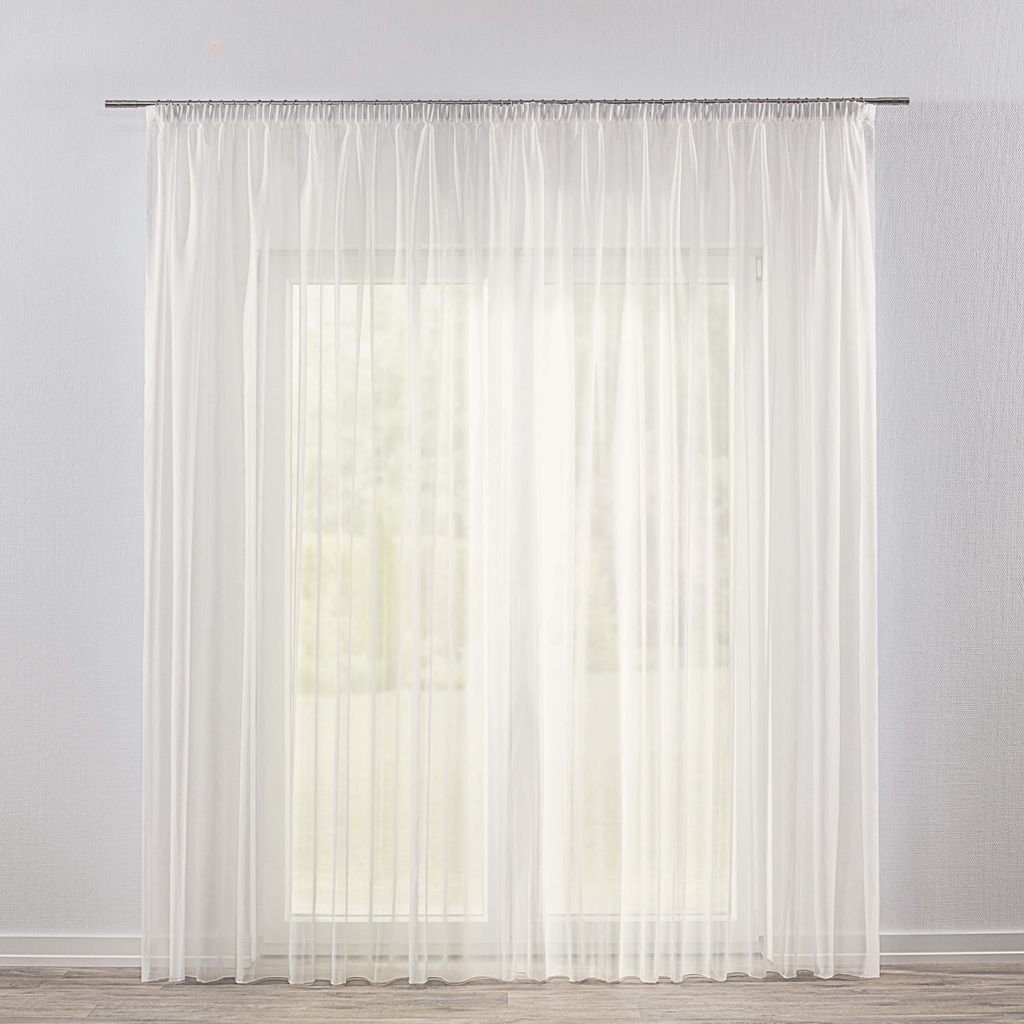 Dekoria Gardine mit Kräuselband, ecru, 300 x 245 cm
