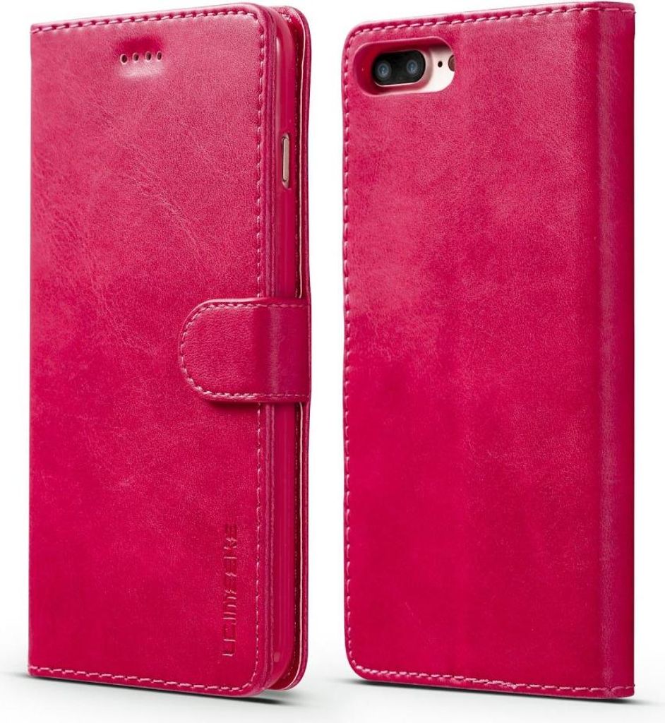 iPhone SE (2022/2020), iPhone 8 / 7 Hülle - LC.IMEEKE Luxus Klapphülle - Rosa
