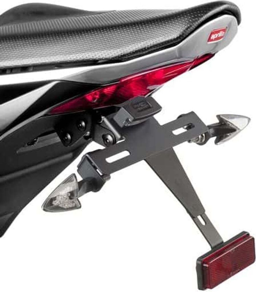 PUIG 4978N Kennzeichenhalters passend fuer APRILIA RSV4 Schwarz