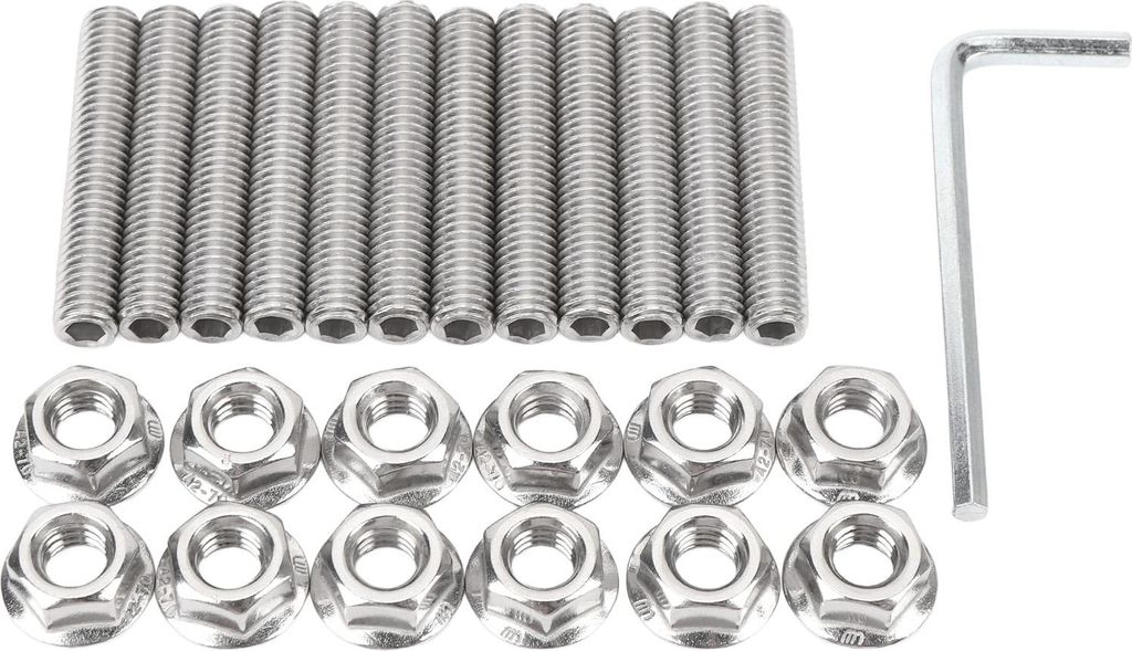 M8 x 45 mm Schraubensatz, Innensechskantschrauben aus Edelstahl mit polierter Oberfläche für GEN III IV LSX V8-LKW-Motoren