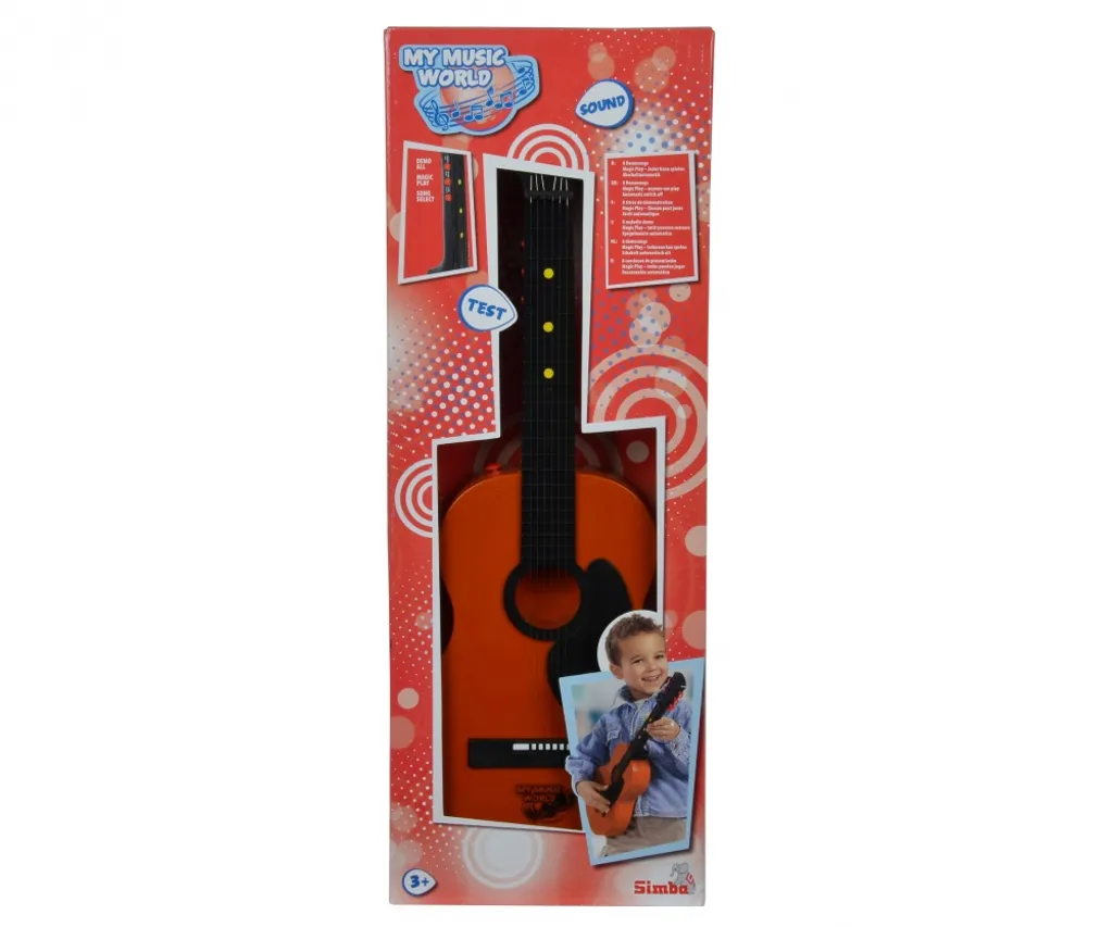 Guitare MMW Magic Play à 6 Cordes Métalliques et 8 Musiques Intégrées - 8
