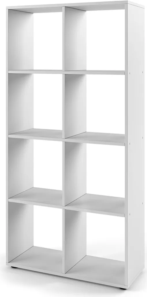 Étagère de séparation Vicco Scutum Blanc 143x72cm pour Salon et Bureau