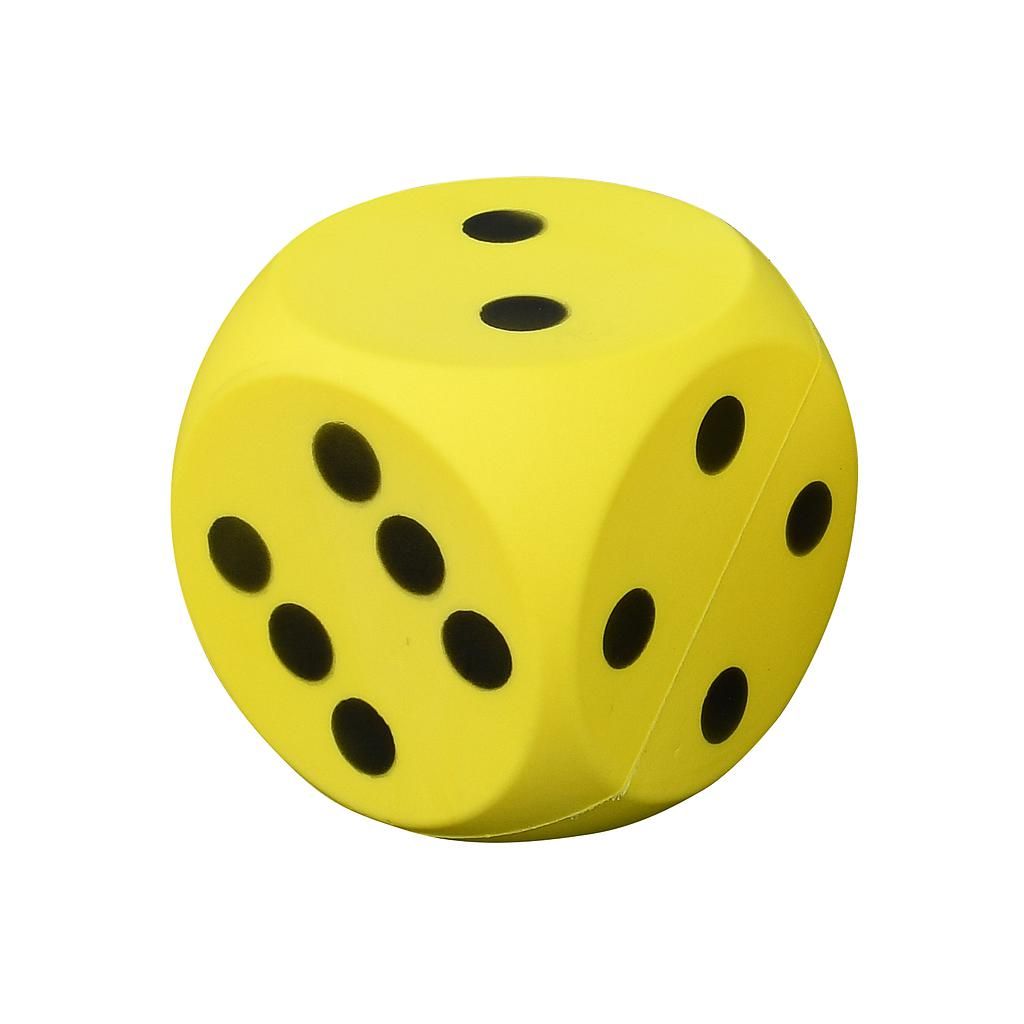 Pre-Sport Schaumwürfel gelb Lernspielzeug 14cm Produktbild 