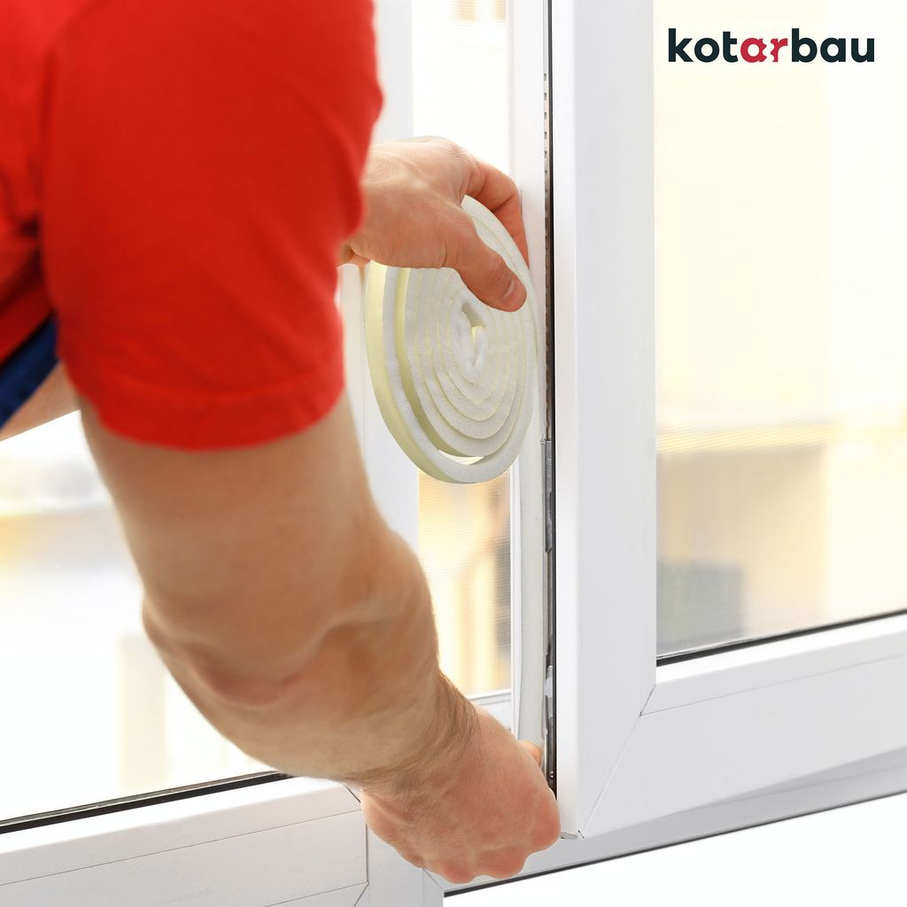 KOTARBAU® 2 St. Dichtungsband Schaumstoff 10x12 mm x 2,5m Produktbild 2