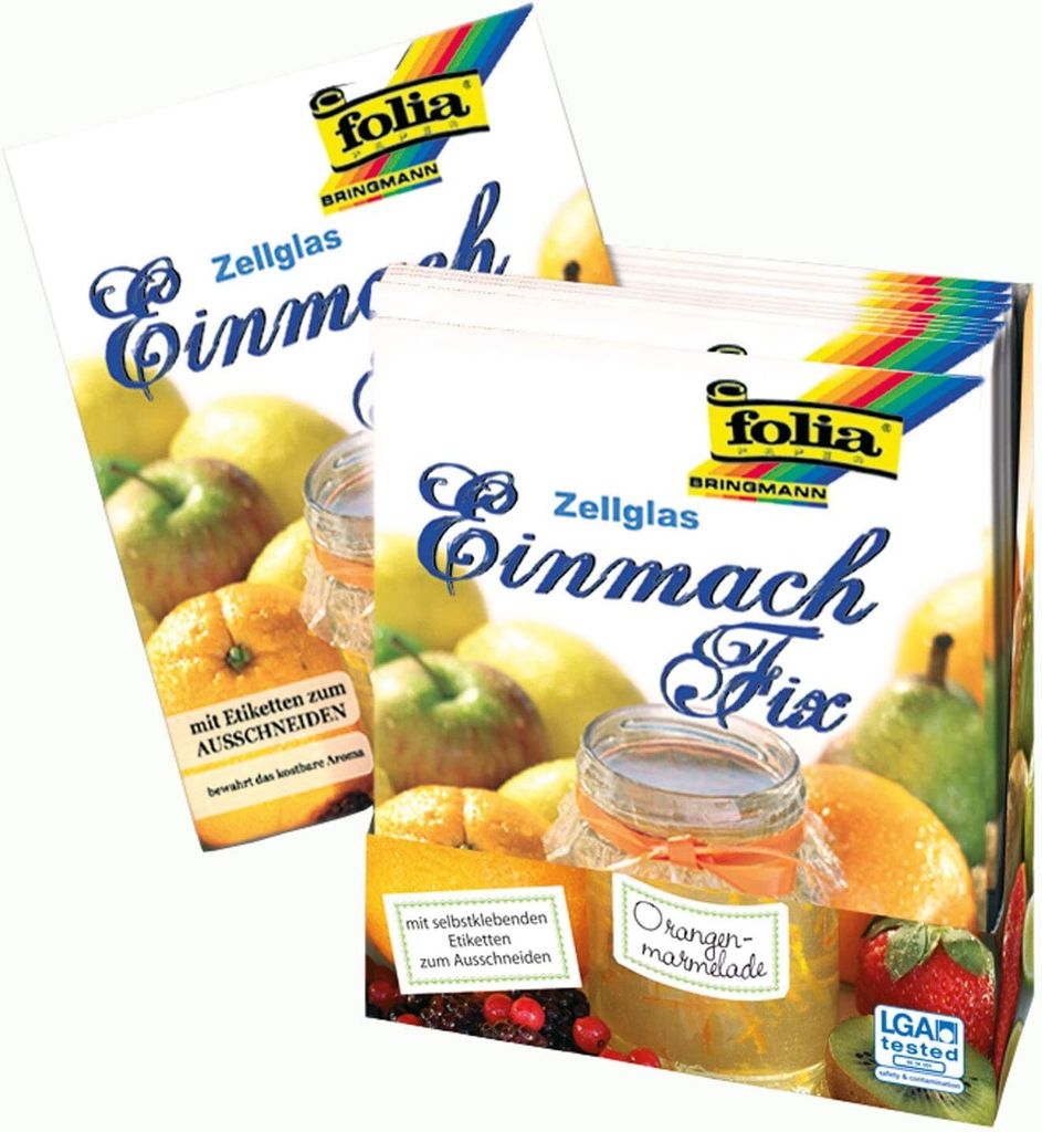 Folia Bringmann folia 303 - Einmach-Fix Zellglas, Produktbild 