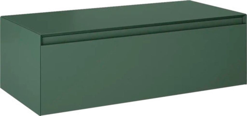 Jungborn Unterschrank DECEM BxHxT 1000 x 319 mm x 458 mm Frontfarbe forrest grün matt