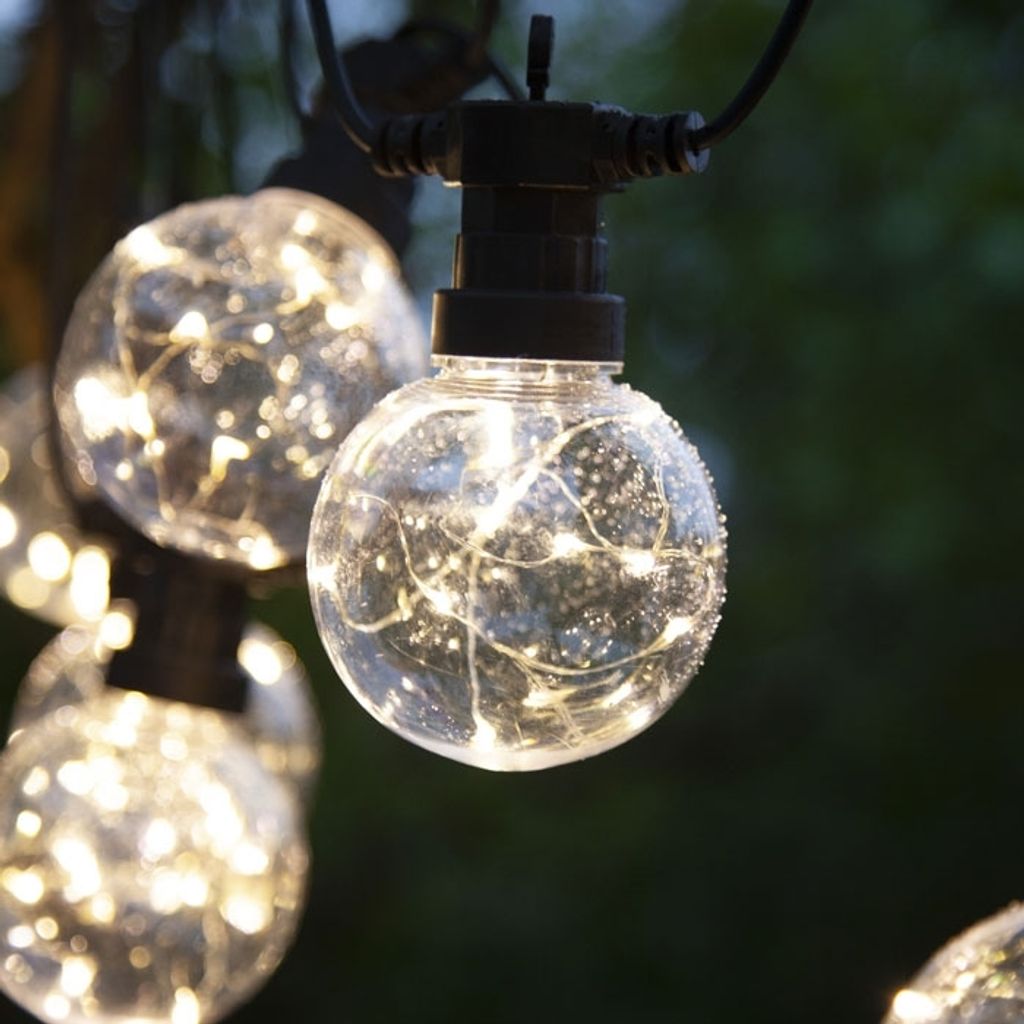 LED Lichterkette 'CIRCUS' - 10 Kugeln, 8cm mit je 10 Produktbild 
