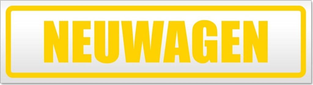 Neuwagen Magnetschild Schild magnetisch