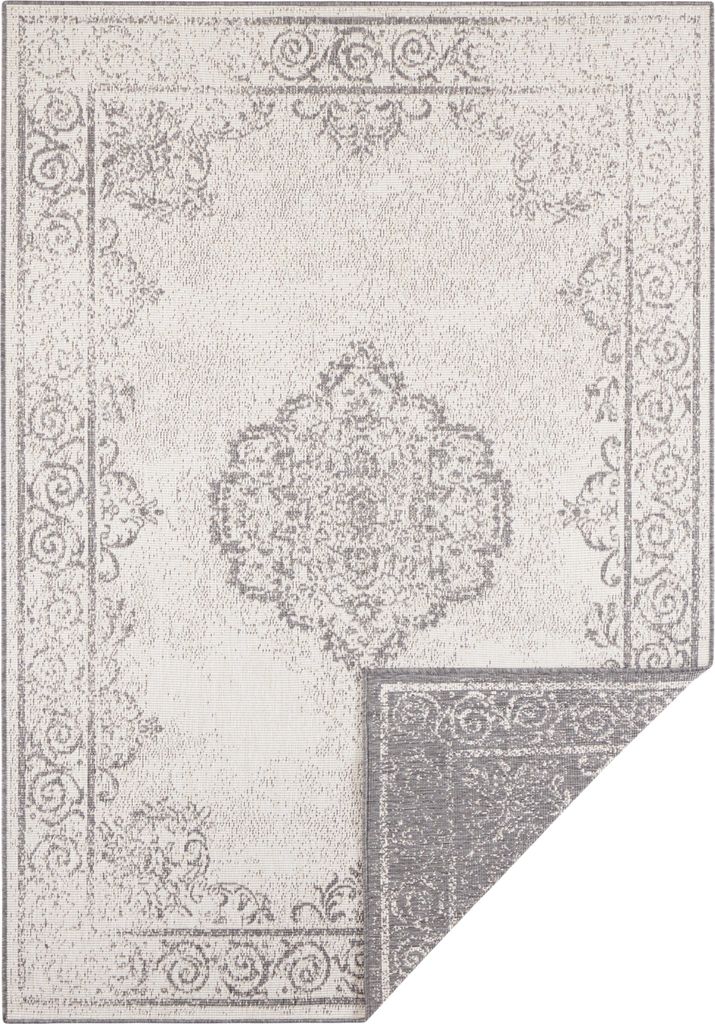 Hanse Home Twin Supreme In- & Outdoor Wendeteppich Cebu Grau Creme