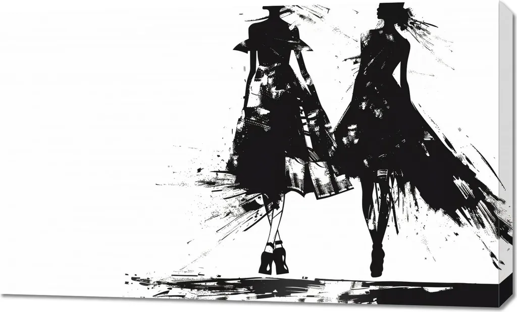 Image 100 x 60 cm Encre Redessiné Haute Définition Grand Format Art