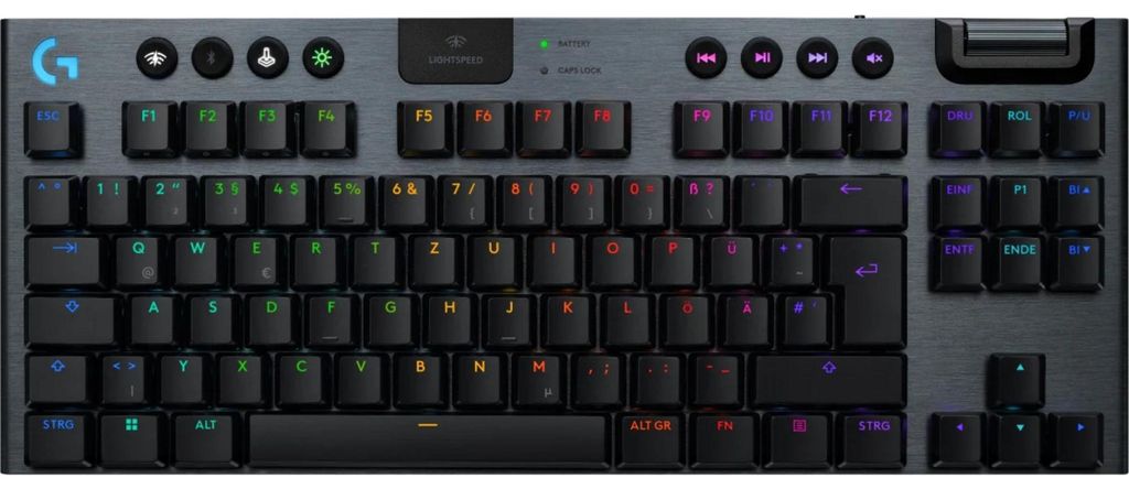 Logitech G915 X Lightspeed TKL Gaming Tastatur Kabellos Produktbild 